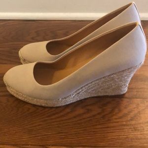 J Crew espadrille wedges